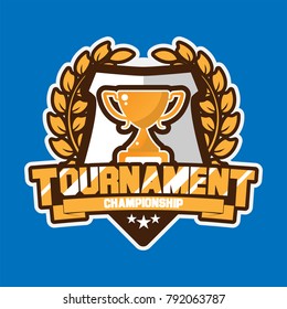 Tournament Trophy Logo 