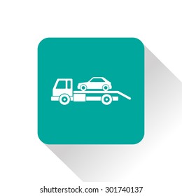 Tow car evacuation icon