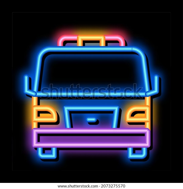 Tow Car Truck neon\
light sign vector. Glowing bright icon Tow Car Truck sign.\
transparent symbol\
illustration