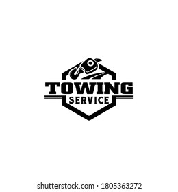 Tow Towing Truck Service Logo Template Vector