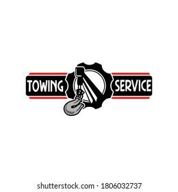 Tow Towing Truck Service Logo Template Vector