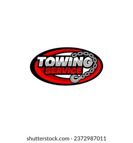 Tow Towing Truck Service Logo Template Vector