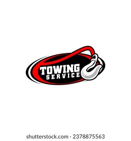 Tow Towing Truck Service Logo Template Vector