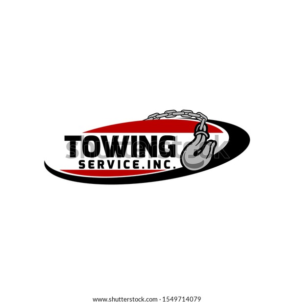 towing truck door logo design