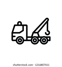 tow, transport vector icon