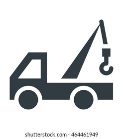 Tow Truck Colored Vector Icon
