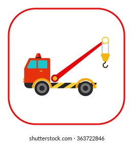 Tow truck with crane