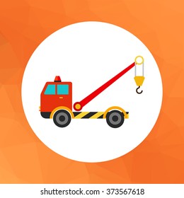 Tow truck with crane