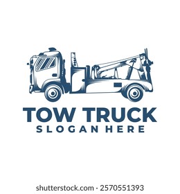 Tow Truck design vector illustration. Tow Truck logo concept template