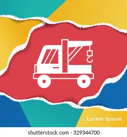 Tow truck icon
