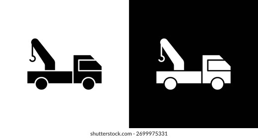 Ícone de reboque caminhão, elementos de logotipo de projetos gráficos