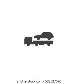 Tow Truck Icon Sign Design Stock Illustration 610430501