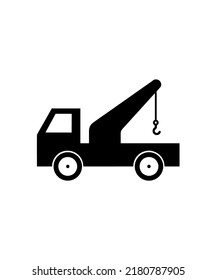 tow truck icon vector illustration logo template