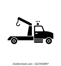 Tow truck icon. vector illustration