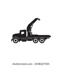 Tow truck icon vector template illustration logo design