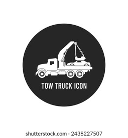 Tow truck icon vector template illustration logo design