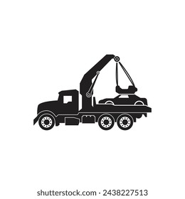 Tow truck icon vector template illustration logo design