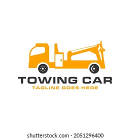 Tow Truck Inspiration Illustration Logo Design