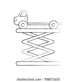 tow truck side view platform service maintenance