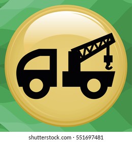 Tow truck symbol for download