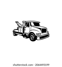 tow truck - towing truck - service truck isolated vector