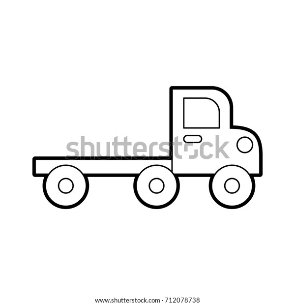 tow truck for transportation emergency cars\
vector illustration