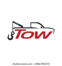 TOW TRUCK TRUCKING TOWING LOGO