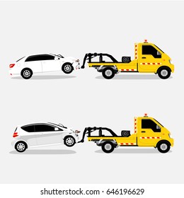 Tow Truck. Vector
