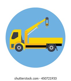 Tow Truck Vector Icon