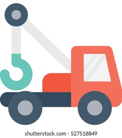 Tow Truck Vector Icon 