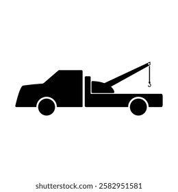 tow truck vector illustration design template