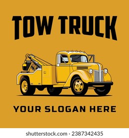 tow truck wrecker vector image