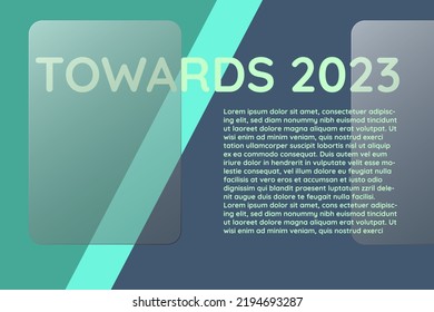 TOWARDS 2023 GLASS EFFECT BACKGROUND FREE DOWNLOAD