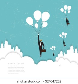 Towards Success.business concept Design.