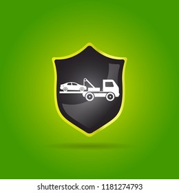 Towed car icon