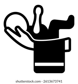 Towel with baby in hands solid icon, mother day concept. Vector graphics. Baby child, holding sign on white background, glyph style mobile or design