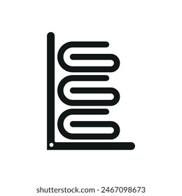 Towel bathroom icon color vector design templates simple and modern