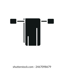 Towel bathroom icon color vector design templates simple and modern