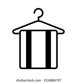 towel - bathroom icon vector design template