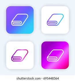 Towel bright purple and blue gradient app icon