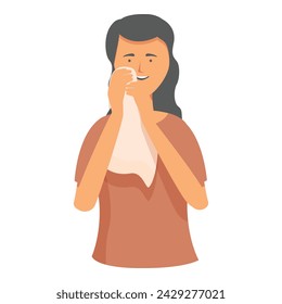 Towel cleaning icon cartoon vector. Treatment fashion. Routine bath water