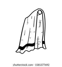 towel doodle  icon vector hand drawing 
