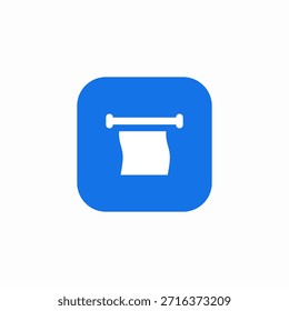 towel dry icon sign vector