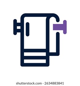 towel duotone icon. Sleek and modern vector icon for websites, mobile apps, marketing materials, and corporate design. Fully scalable and ready to use.