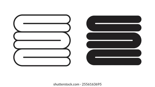 Towel Filled flat icons set for apps and web ui designs.