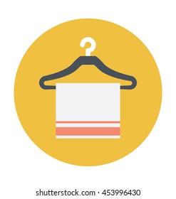 Towel Hanger Colored Vector Icon