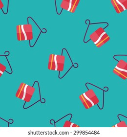 towel hanger flat icon,eps10 seamless pattern background