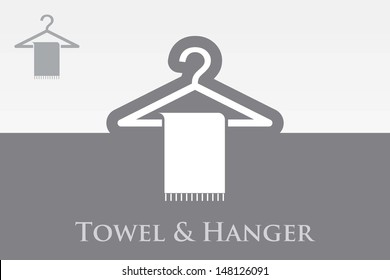 TOWEL & HANGER ICON
