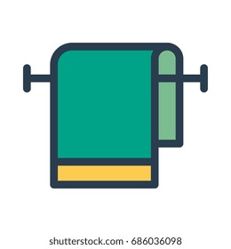 Towel hanger icon