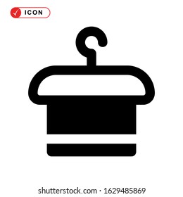 towel hanger icon or logo isolated sign symbol vector illustration - high quality black style vector icons
